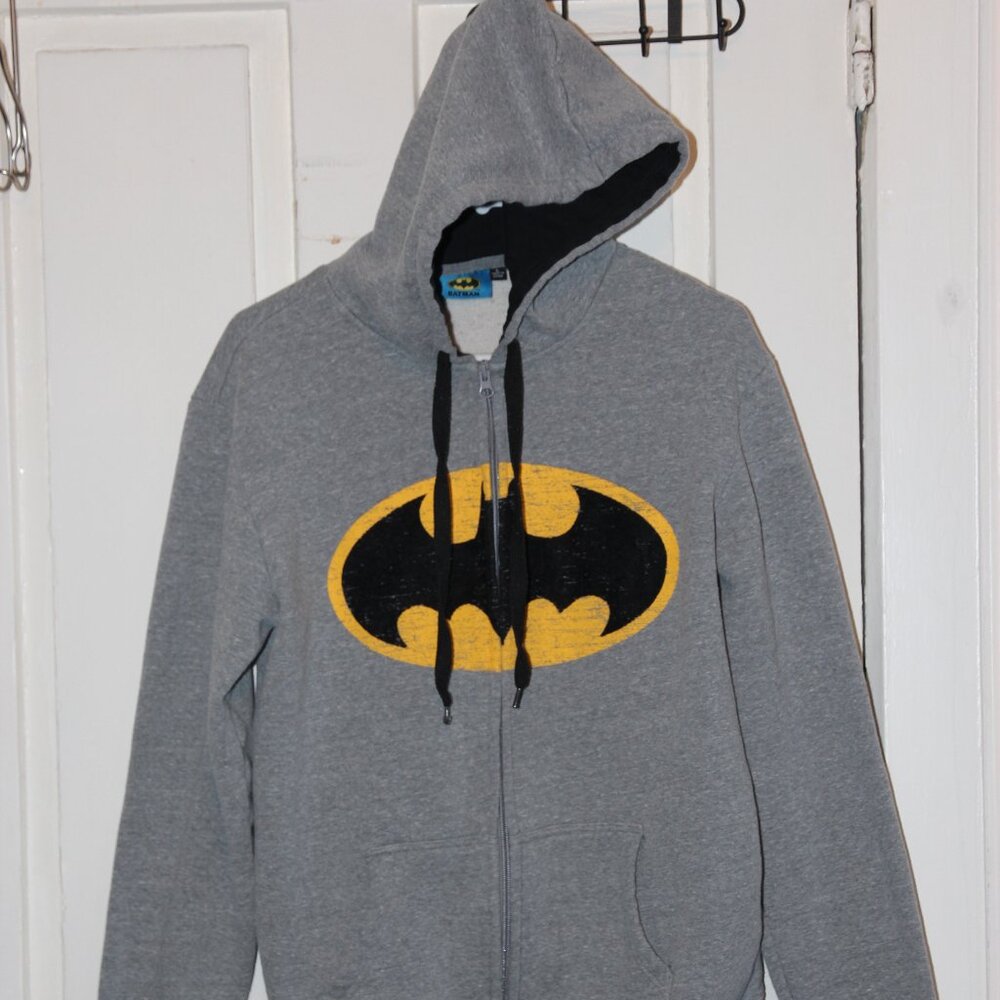 Large Batman Zip Up Hoodie